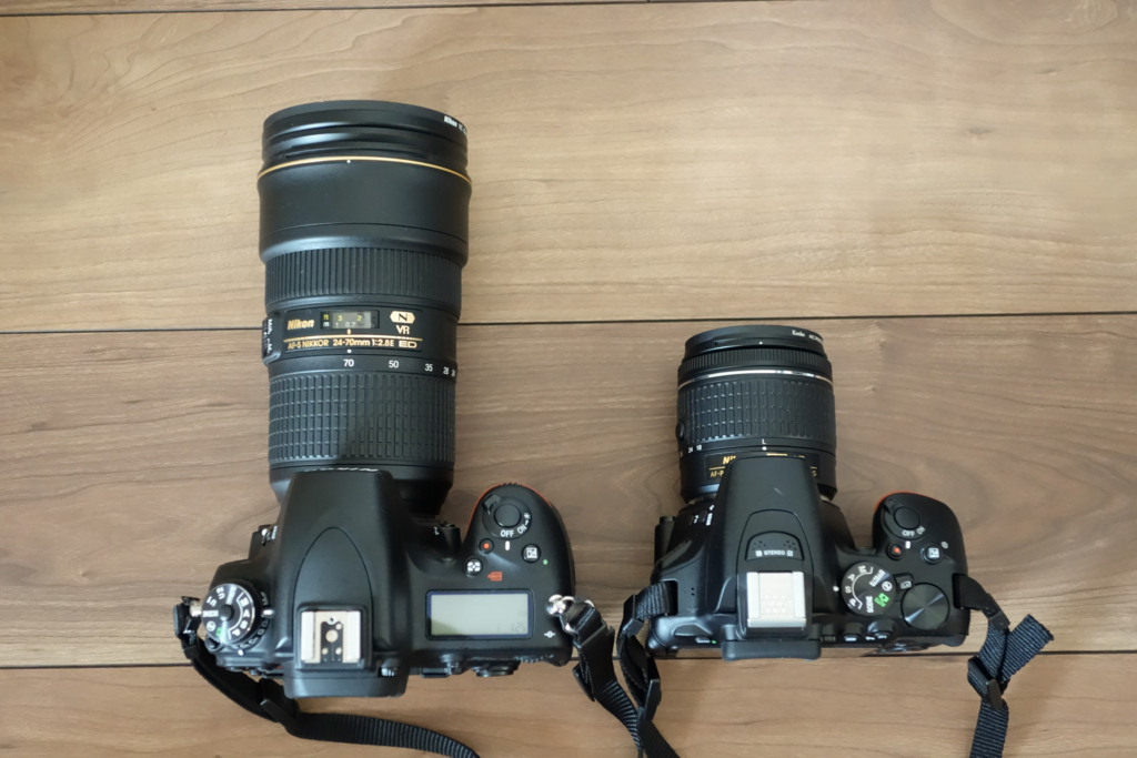 フルサイズとAPS-Cカメラ比較