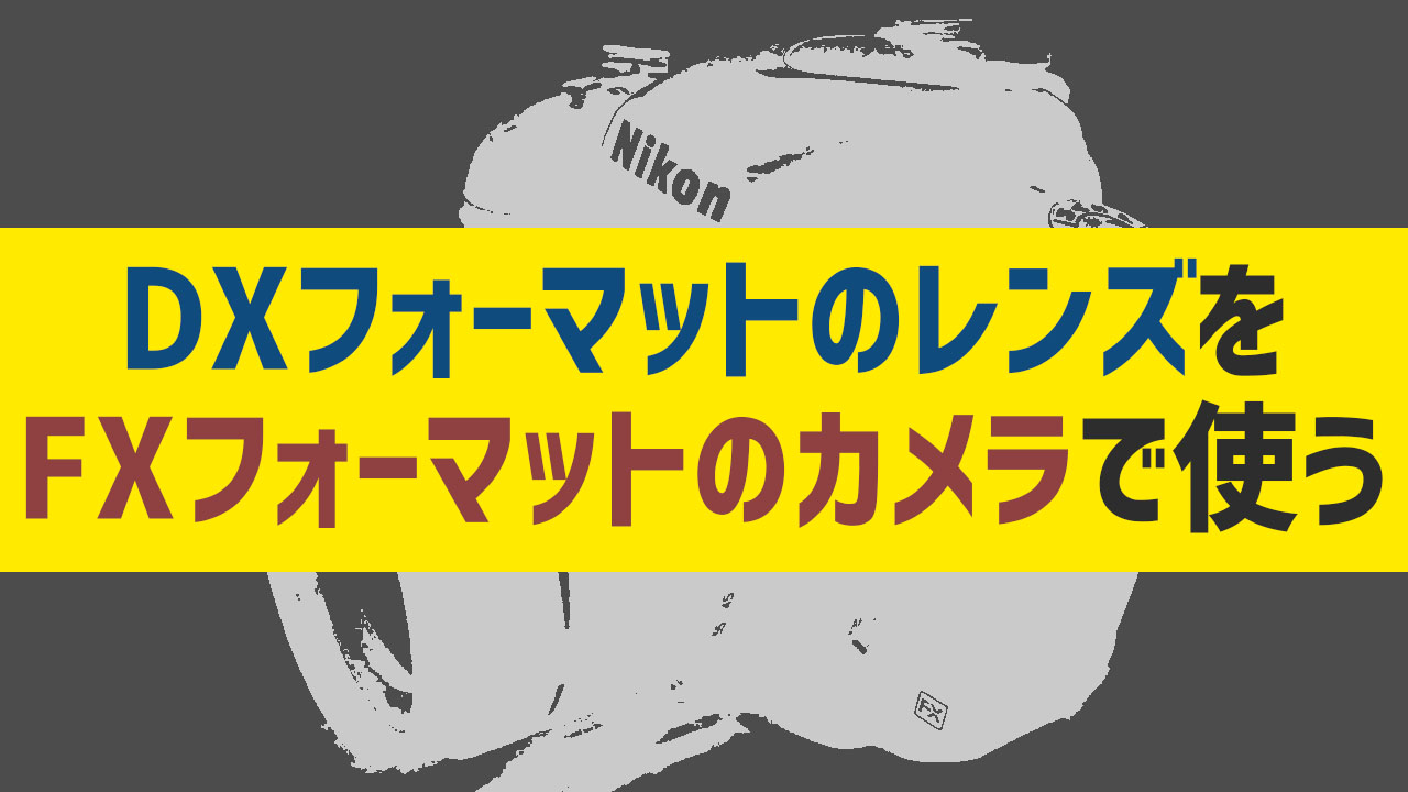 ニコンdxフォーマットのレンズってfxフォーマットカメラで使用できる へちまノート